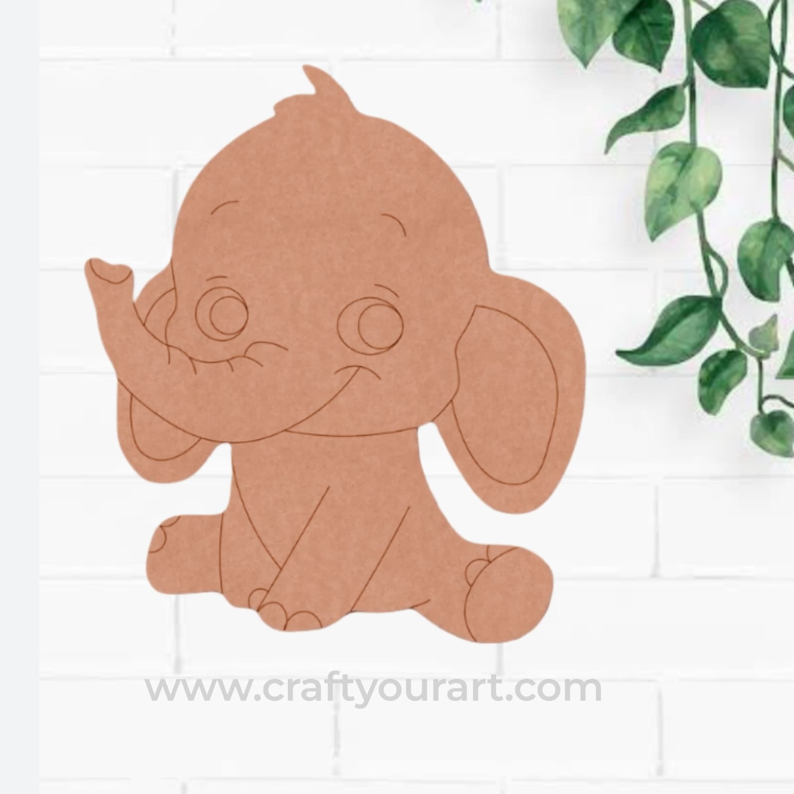 Elephant Pre Marked MDF Design 4