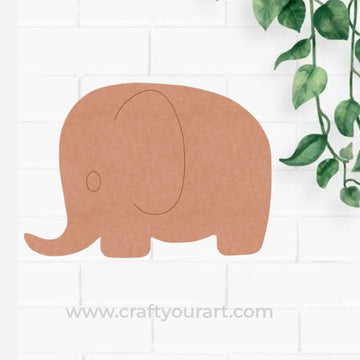 Elephant Pre Marked MDF Design 7