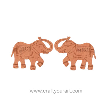 Elephant Shubh Labh Base MDF Design 33