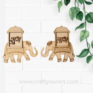 Elephant Shubh Labh MDF Design 17