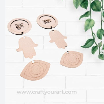 Evil Eye Shubh Labh MDF Design 36