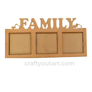 Family / Love / Friends MDF Photo Frame