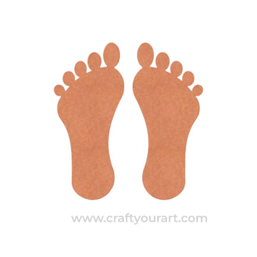 Feet Cutout MDF Design 1