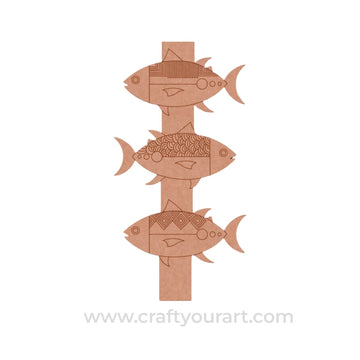 Fish Pre Marked Base MDF Design 1