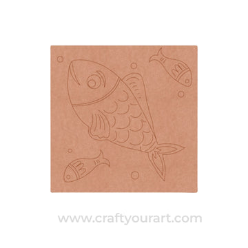 Fish Pre Marked Base MDF Design 2