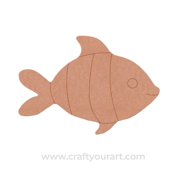 Fish Pre Marked MDF Design 3