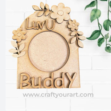 Floral Arch Buddy Mini Photo Frame – MDF