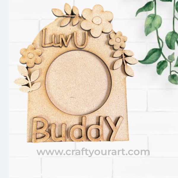 Floral Arch Buddy Mini Photo Frame – MDF
