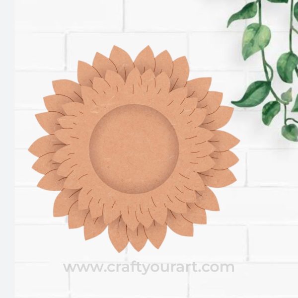 Floral Tealight Holder MDF Design 2