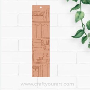 Bookmark MDF premarked Design 23