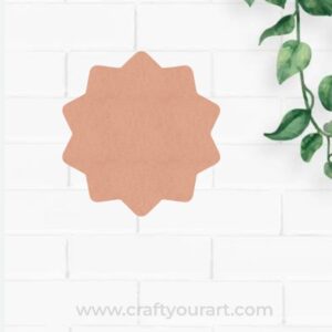 Plain MDF Mandala Flower Cutout MDF Design 3