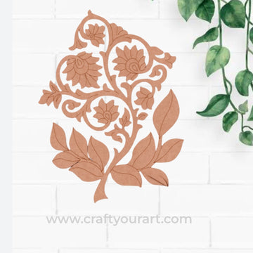 Flower Motif Pre Marked MDF Design 1