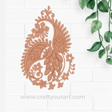 Flower Motif Pre Marked MDF Design 10