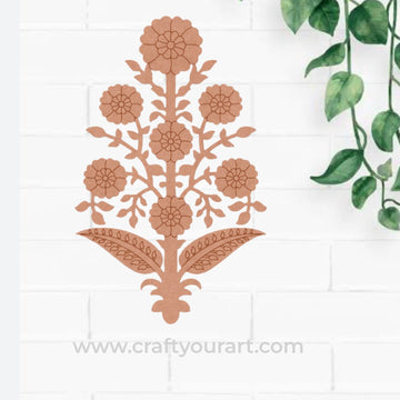 Flower Motif Pre Marked MDF Design 9