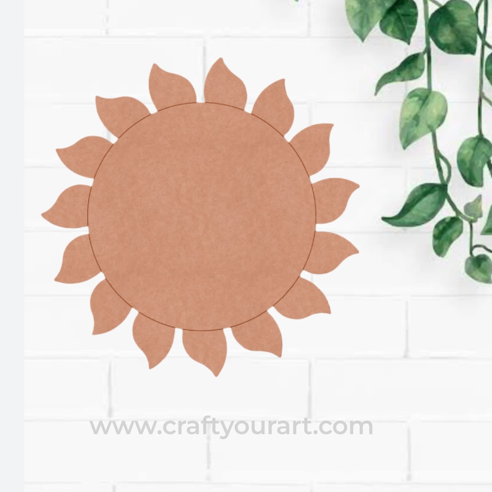 Flower Pre Marked MDF Design 4