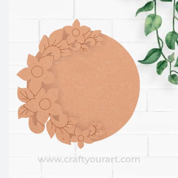 Flower Tealight Holder MDF Design 1