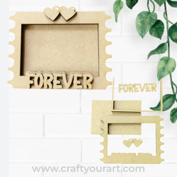 Forever Hearts Mini Photo Frame MDF Design 1