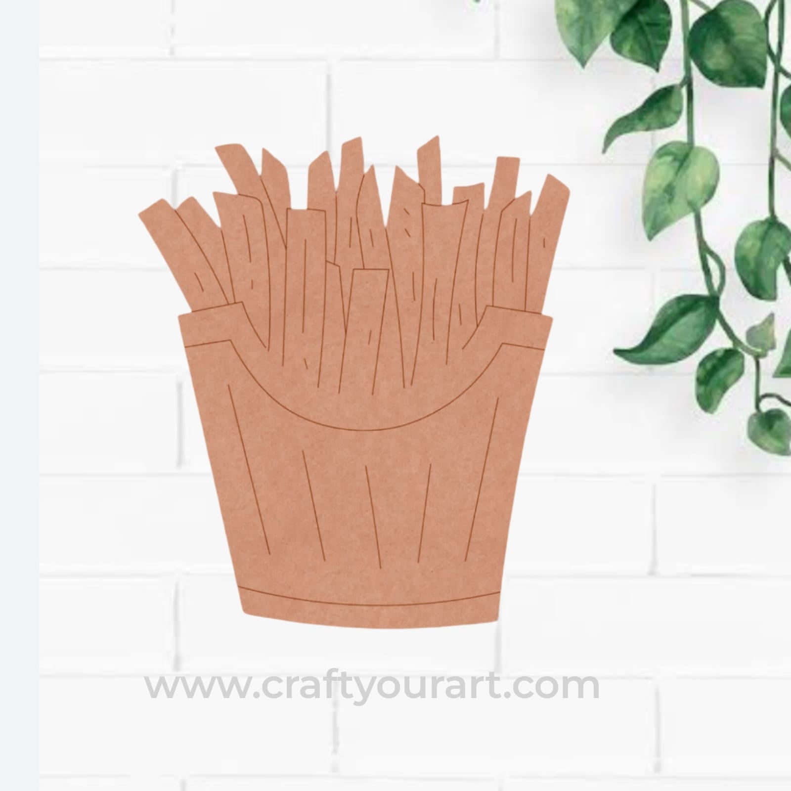 Fries Pre Marked MDF Design 1