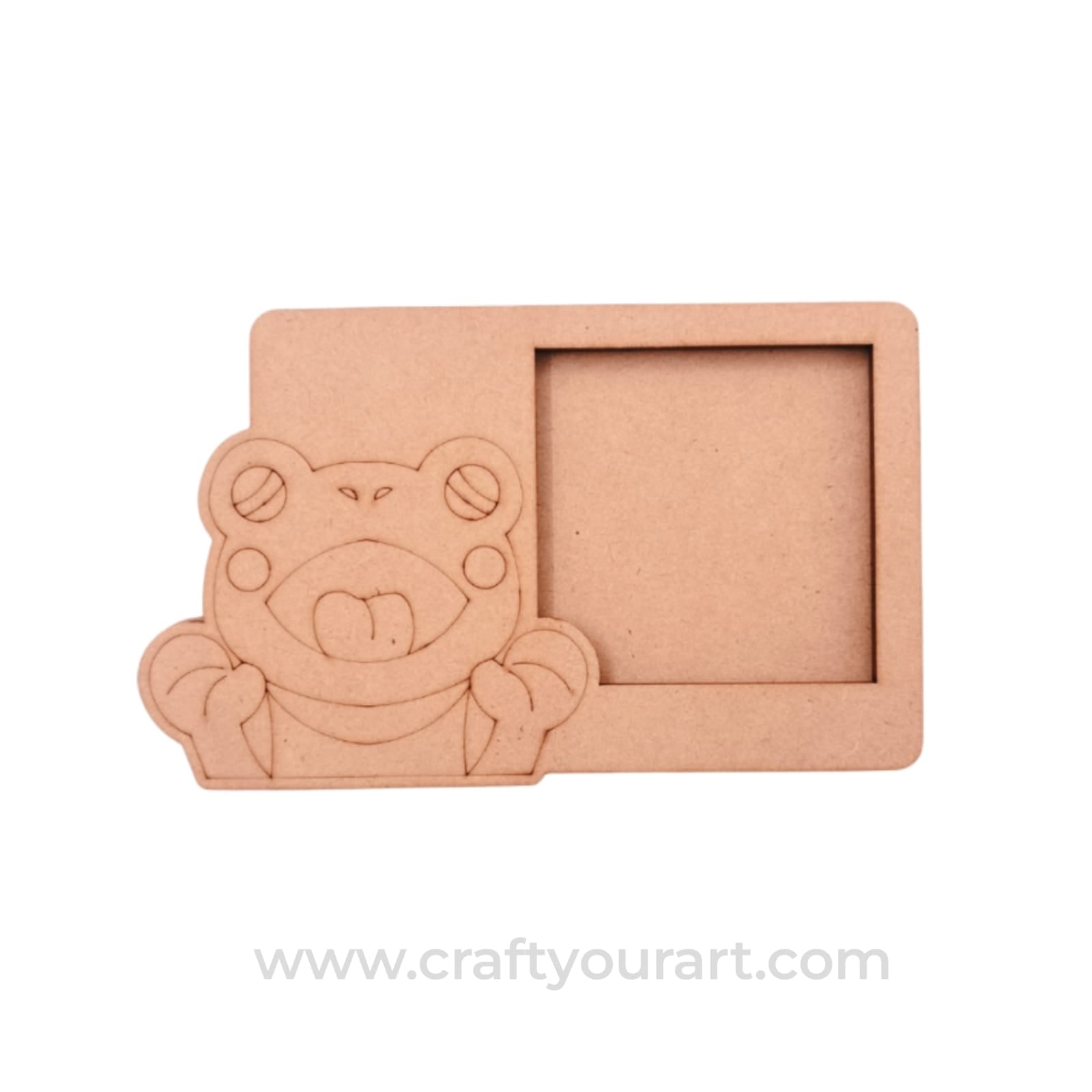 Frog Three Layered Photo Frame MDF Design 1