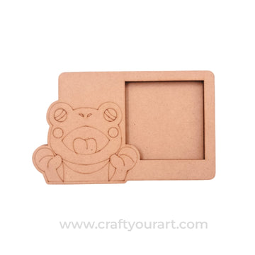 Frog Three Layered Photo Frame MDF Design 1