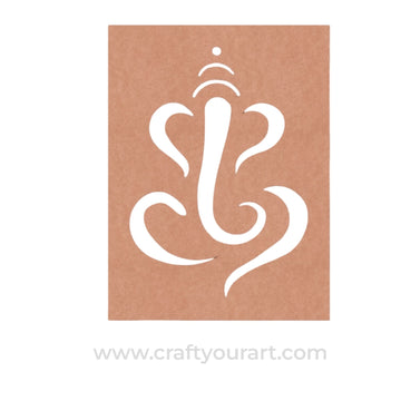 Ganesha Base Cutout MDF Design 6