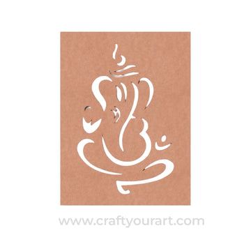 Ganesha Base Cutout MDF Design 9