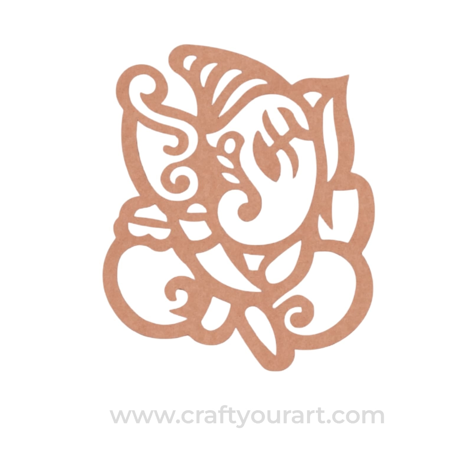 Ganesha Cutout MDF Design 10
