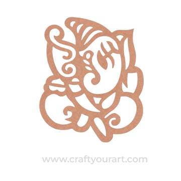 Ganesha Cutout MDF Design 10