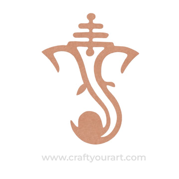 Ganesha Cutout MDF Design 9