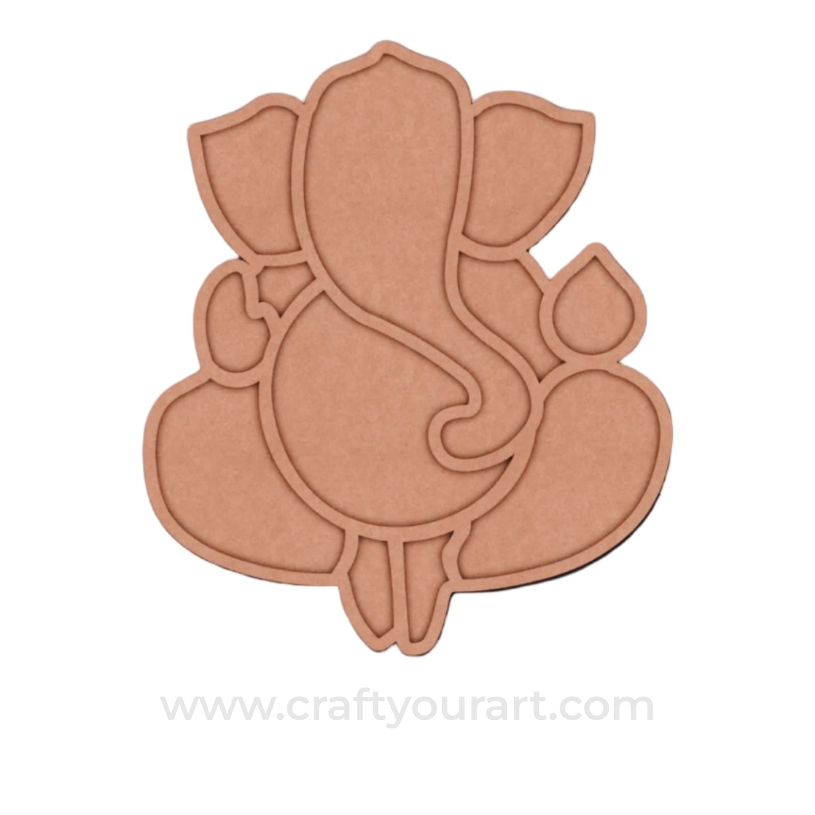 Ganesha Mosaic Art MDF Design 1