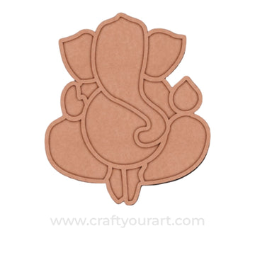 Ganesha Mosaic Art MDF Design 1