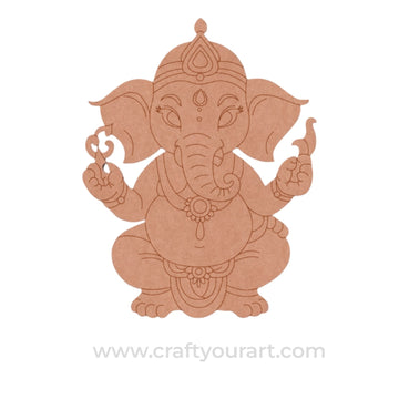 Ganesha Pre Marked MDF Design 60