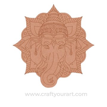 Ganesha Pre Marked MDF Design 64