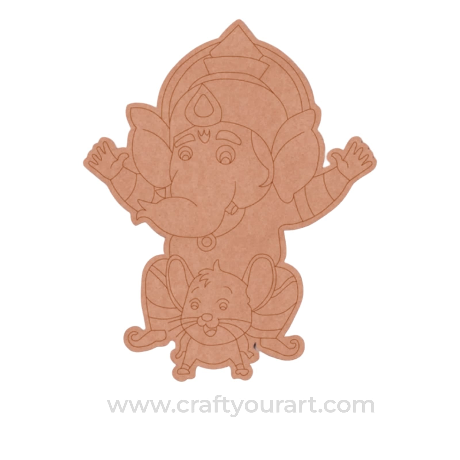 Ganesha Pre Marked MDF Design 72