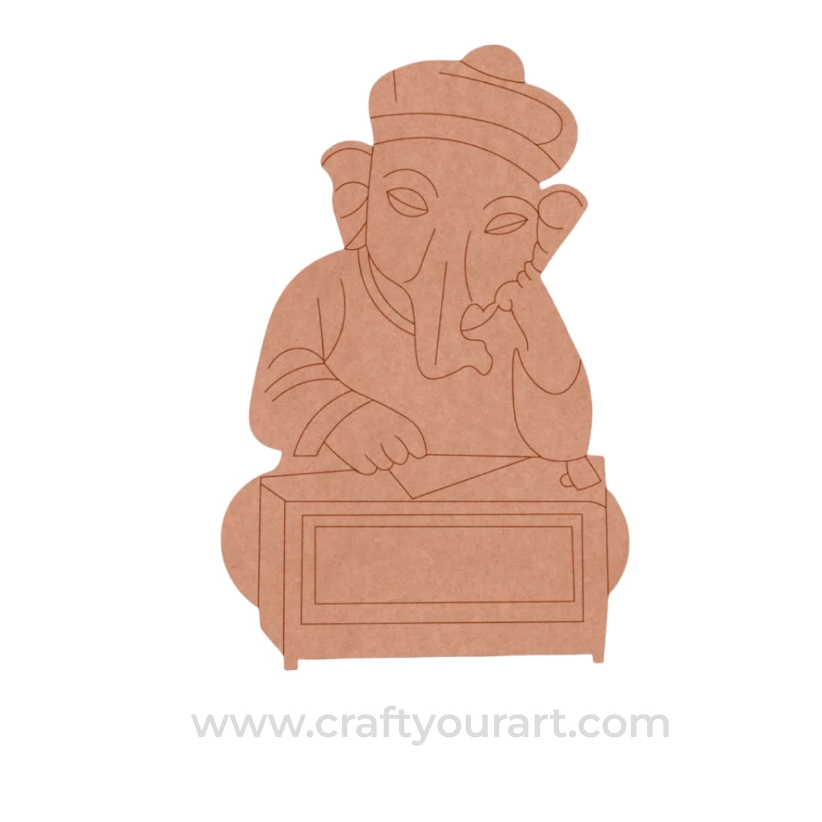 Ganesha Pre Marked MDF Design 79