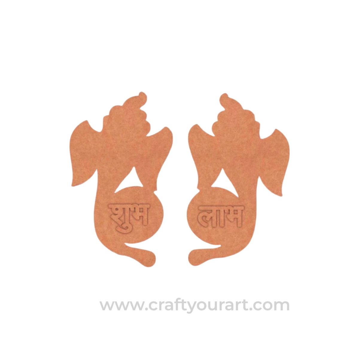 Ganesha Shubh Labh Base MDF Design 86