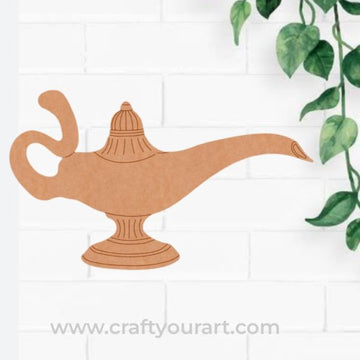 Genie Lamp Aladdin Pre Marked MDF Design 3