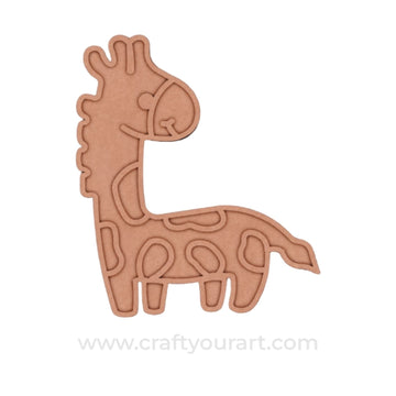 Giraffe Mosaic Art MDF Design 1