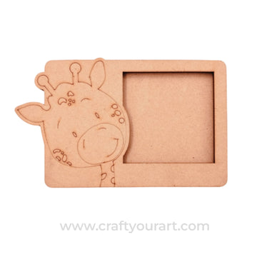 Giraffe Three Layered Photo Frame MDF Design 1