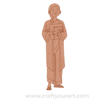 Girl Student Pre Marked MDF Design 1