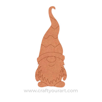 Gnome Christmas Pre Marked MDF Design 2