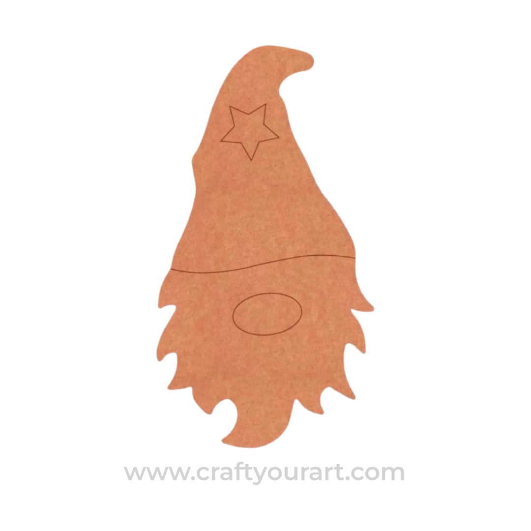 Gnome Christmas Pre Marked MDF Design 3