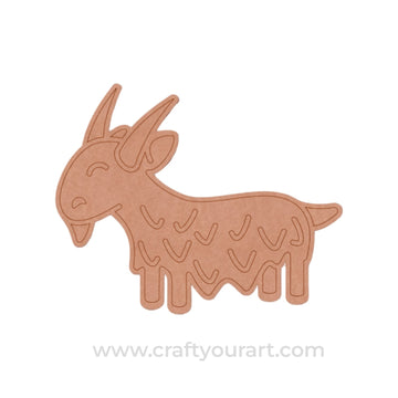 Goat Pre Marked MDF Design 1