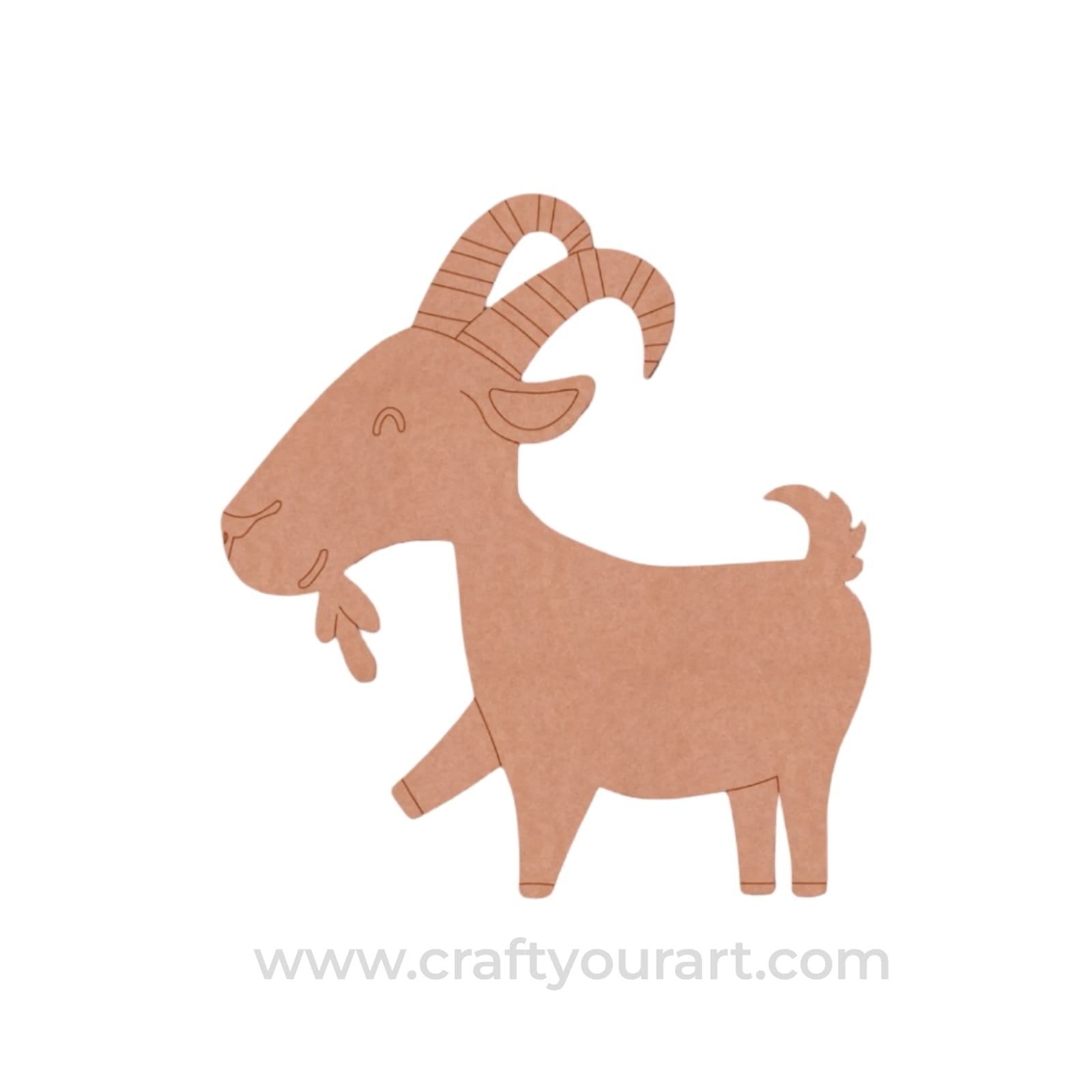 Goat Pre Marked MDF Design 2
