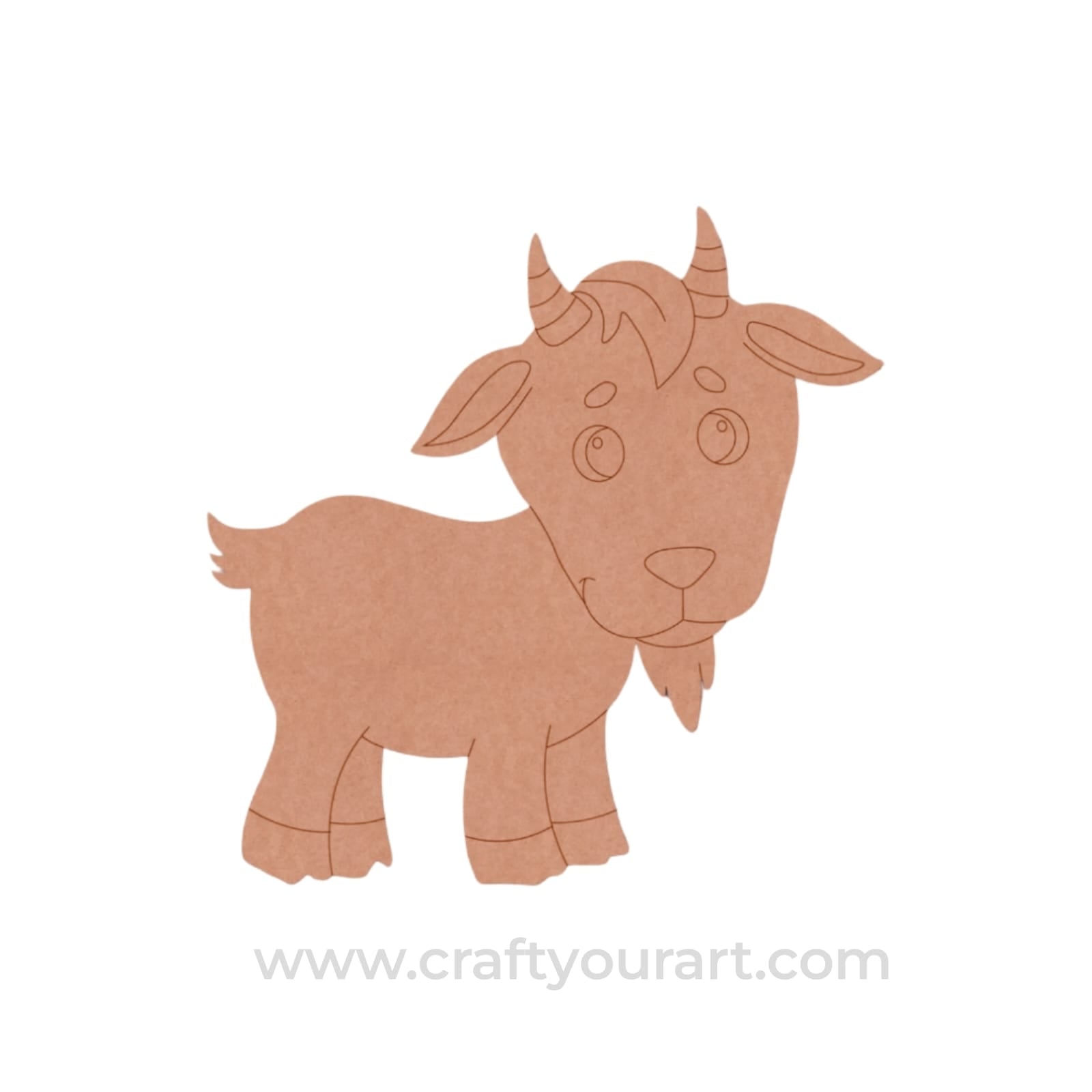 Goat Pre Marked MDF Design 3