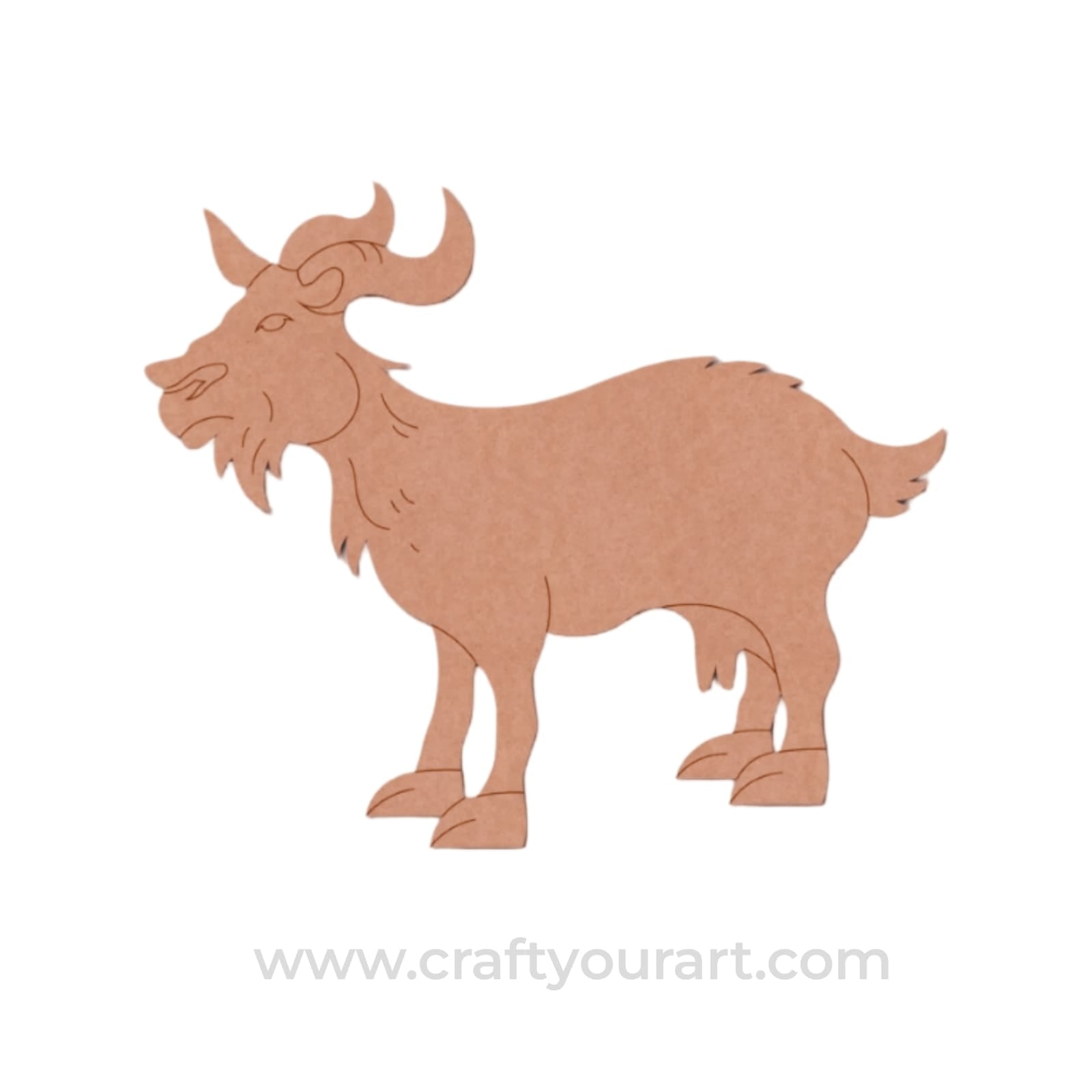 Goat Pre Marked MDF Design 4