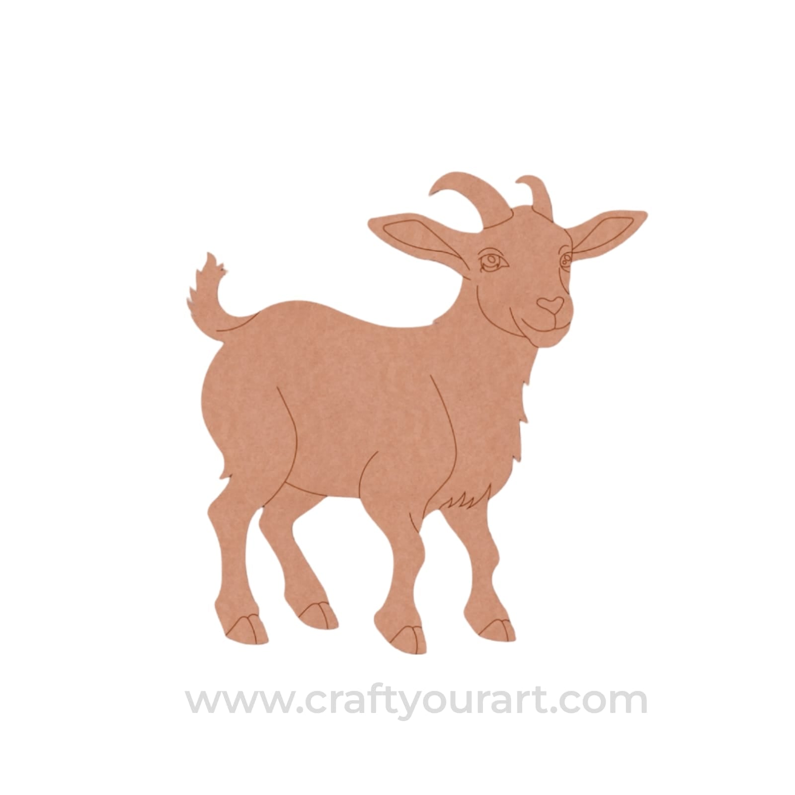 Goat Pre Marked MDF Design 5
