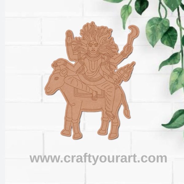 Goddess Kalaratri Pre Marked MDF Design 17
