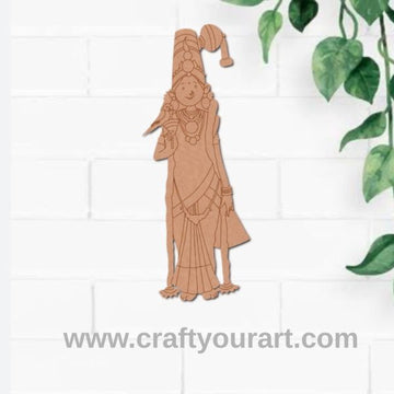 Goddess Meenakshi Pre Marked MDF Design 19