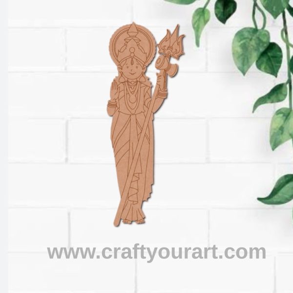 Goddess Parvati Devi Pre Marked MDF Design 13